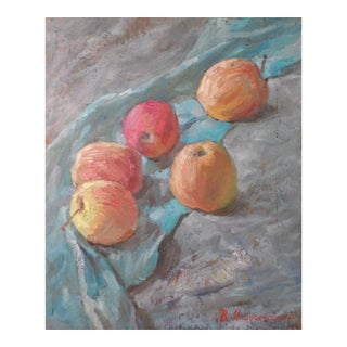 Oil Painting Apples Mishurovsky v. V. For Sale