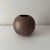 Mid-Century Modern Vintage Brass With Heavy Patina Sphere Vase For Sale - Image 3 of 6