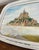 1980s Collectible Metal Serving Tray / French Advertising Tin La Biscuiterie De La Baie Du Mont Saint Michel For Sale - Image 10 of 16