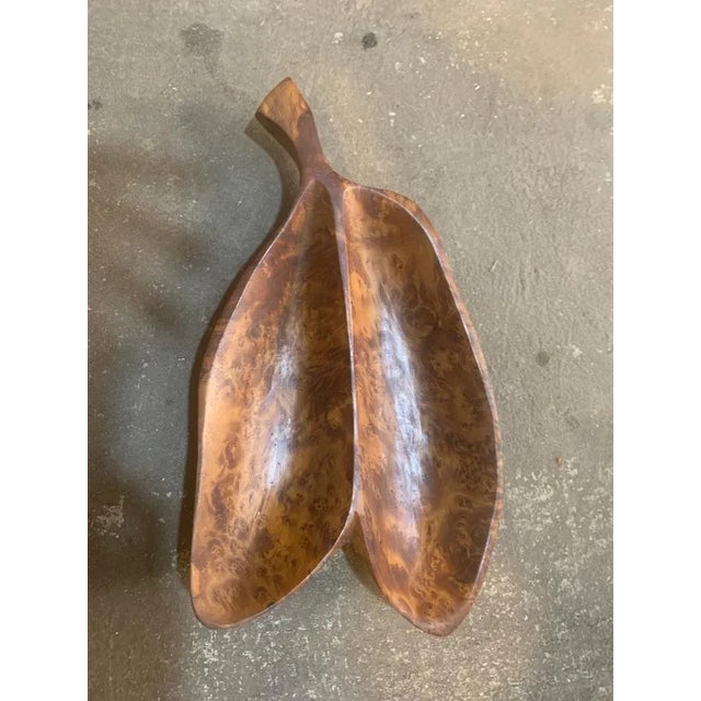 Wood Tree Leaf Dish For Sale - Image 7 of 7