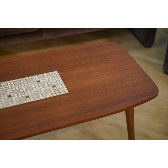1960s Scandinavian Mosaic Coffee Table, 1960s For Sale - Image 5 of 13