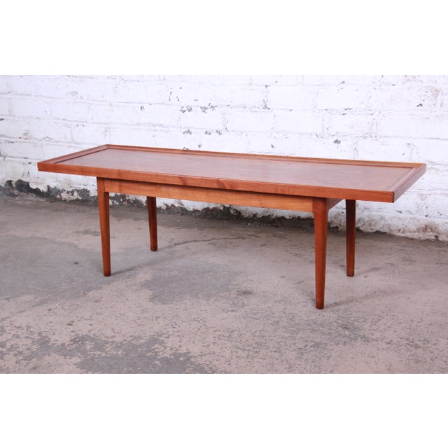 Kipp Stewart for Drexel Declaration MidCentury Modern Walnut Coffee