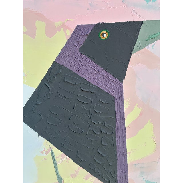 “Black Raven” Mixed Media For Sale - Image 4 of 9