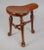Mid 19th Century Mahogany Saddle Seat Stool For Sale In Boston - Image 6 of 9