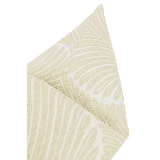 22" Cashmere Musgrove Chenille Pillows - A Pair For Sale - Image 4 of 4