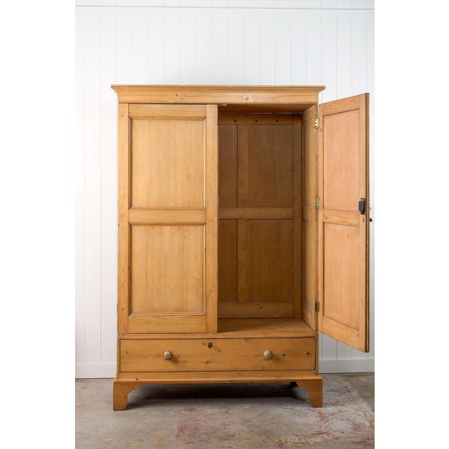 English 19th Century George III Pine Knockdown Wardrobe For Sale - Image 3 of 14