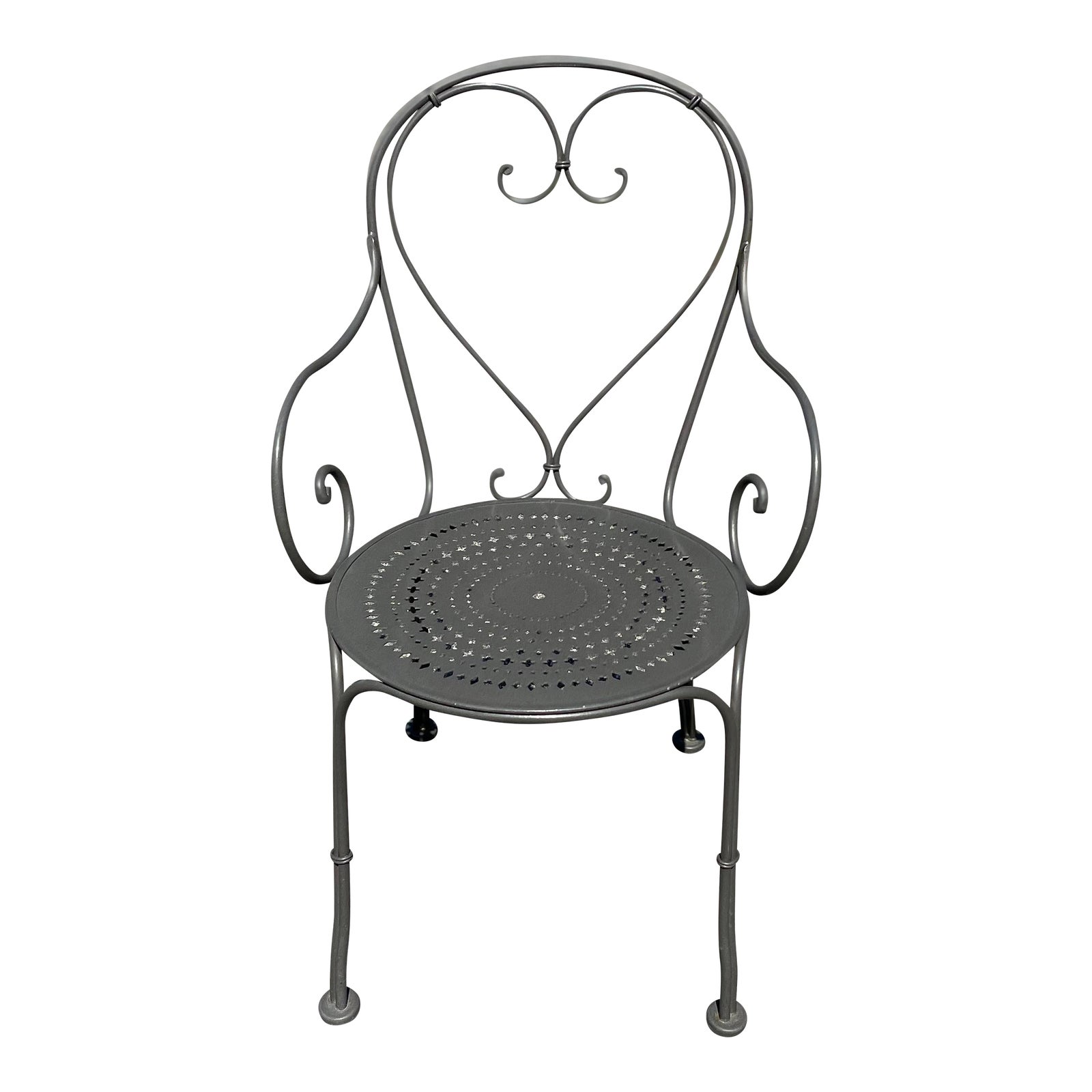 Woodard Wrought Iron Garden Chair Chairish