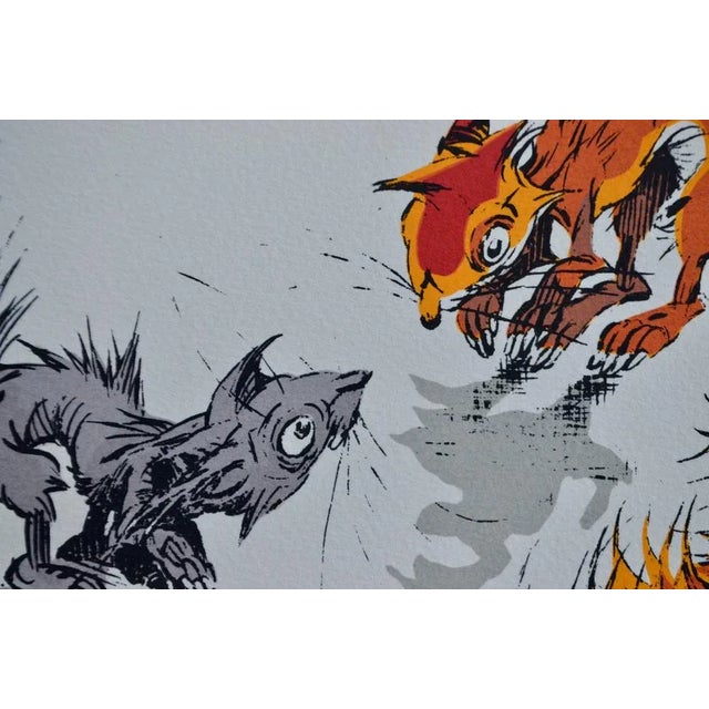 René Hausman, Squirrels, 1998, Screenprint For Sale - Image 5 of 8