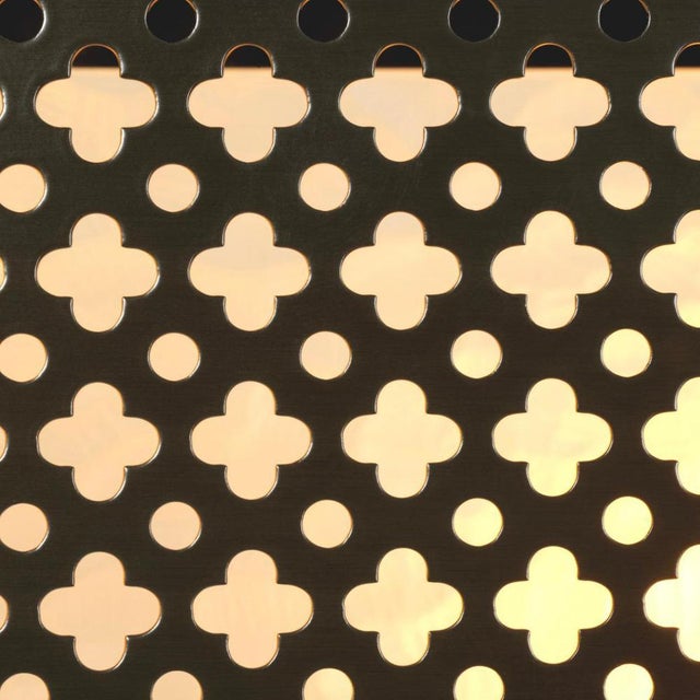 Metal Ceiling Lamp in Metal with Bronze Finish and Frosted Glass For Sale - Image 7 of 10