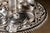 Vintage Chrome Airplane Smoking Stand With Marbled Glass Lamp Base For Sale In Chicago - Image 6 of 9