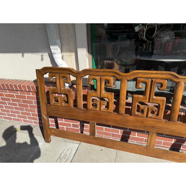Century Furniture 1960’s Headboard King Size Century Furniture For Sale - Image 4 of 5