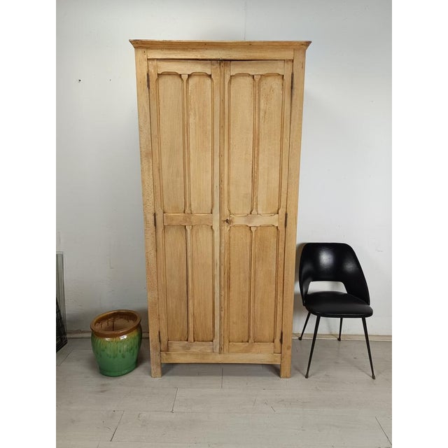 Parisian Beech Wardrobe, 1890s For Sale - Image 8 of 18