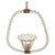 Murano Glass and Brass Flower Pendant Light from Barovier, Italy, 1940s For Sale - Image 10 of 10
