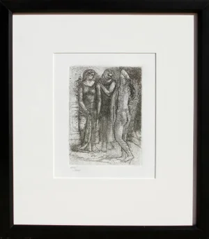 1980s "Groupe de Trois Femmes" Etching After Pablo Picasso