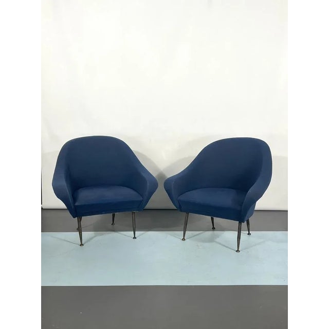 Mid-Century Modern Loveseat and Armchairs by Gastone Rinaldi, 1950s, Set of 3 For Sale - Image 13 of 18