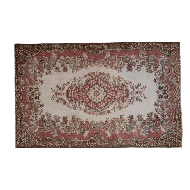 Vintage Turkish Sparta Rug With Traditional Style and Light Colors 5'10'' X 9'1'' For Sale - Image 10 of 10