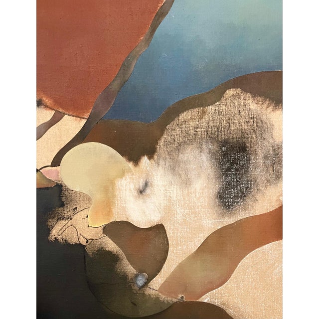 Josep Guinovart Bertrán, Abstract Spanish Catalan Oil Painting Josep Guinovart from Joan Prats Gallery, 1976 For Sale - Image 15 of 16