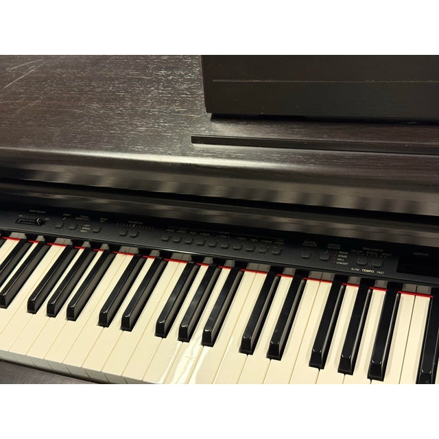 Black Technics Digital Piano + Padded Bench For Sale - Image 8 of 12