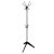 Mid-Century Black Metal & Brass Sputnik Style Coat Stand, 1950s For Sale - Image 9 of 9