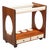 Vintage Kitchen Cart in Exotic Wood Veneer, 1960s For Sale