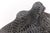 Vintage Biomorphic Snakeskin Embossed Ceramic Bowl, Gray, Charcoal, White For Sale - Image 9 of 11