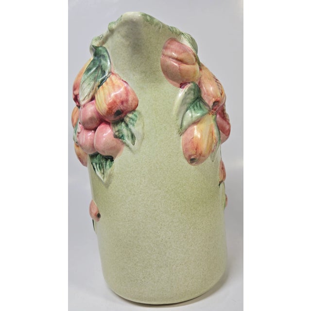 Early 20th Century Italian Majolica Fruit Pitcher For Sale - Image 17 of 17