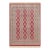 Pasargad Home Bokara Rose Wool Area Rug, 6' 4'' X 8' 7'' For Sale