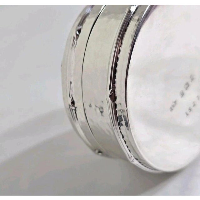 Edwardian Arts and Crafts Sterling Silver Trinket Box from Marples & Co., 1906 For Sale - Image 14 of 18