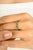 18k Yellow Gold Natural Emerald Band Ring Size 5 For Sale In New York - Image 6 of 11