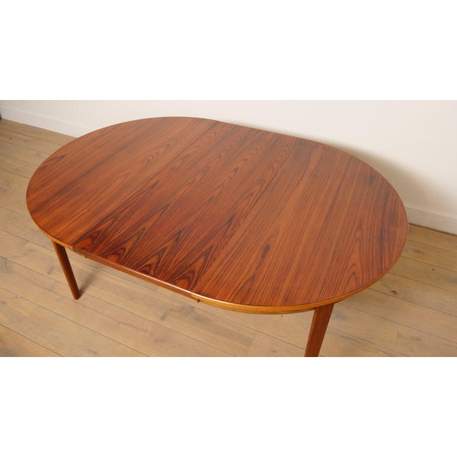 Vintage Extendable Rosewood Dining Table, 1960s For Sale - Image 9 of 14