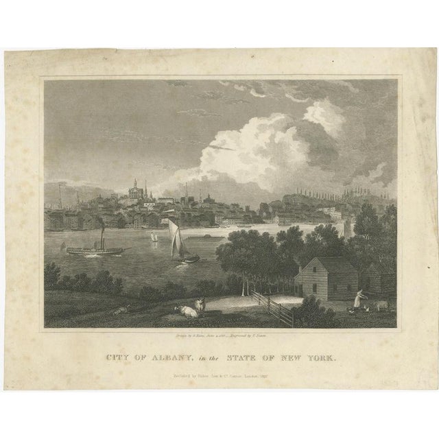 Black City of Albany, 1800s, Paper For Sale - Image 8 of 9