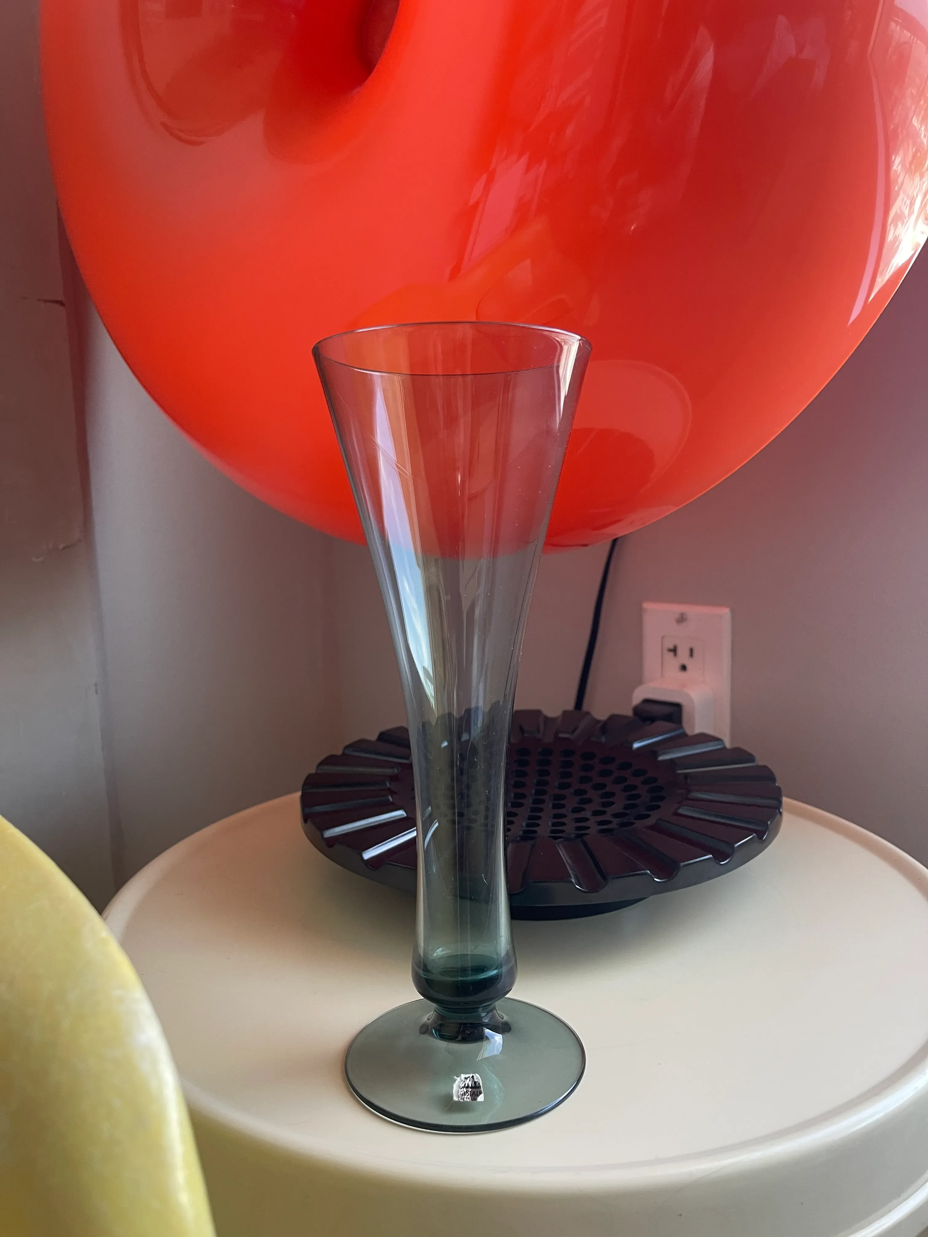 独60年代　Wagenfeld for WMF \"Ball Vase\"トルマリン Vintage tourmaline vase by Wilhelm Wagenfeld for Wmf, Germany 1960