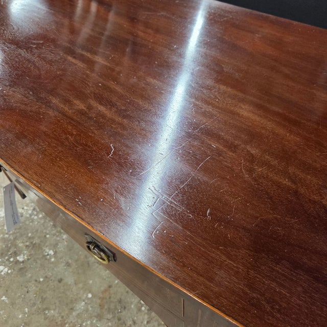 1910s Mahogany Edwardian Bowfront Inlaid Sideboard For Sale - Image 12 of 17