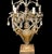 Neoclassic Giltwood and Rock Crystal Girandole Lamps a Pair For Sale - Image 9 of 13