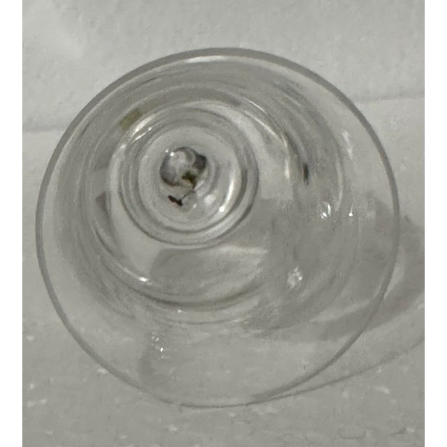 Late 20th Century Vintage 20th Century Toujours Pret "Always Ready" Etched Crystal Dinner Bell For Sale - Image 5 of 6