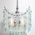 Metal Mid-Century Modernist Style of Fontana Arte Geometric Knapped Glass Pendant For Sale - Image 7 of 16