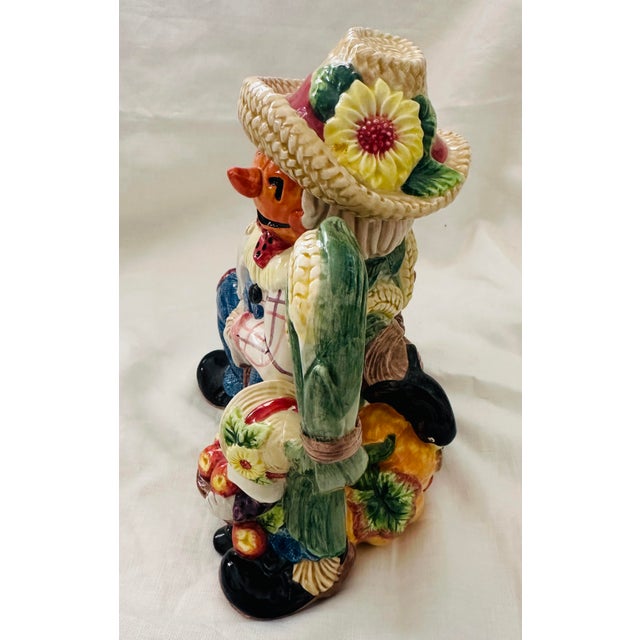 Halloween/Harvest Fitz & Floyd Scarecrow Tea Pot. Great for Halloween party or Thanksgiving either occasion would look...