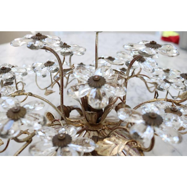 Murano Glass Flower Light from Banci Firenze, 1960s For Sale - Image 11 of 15