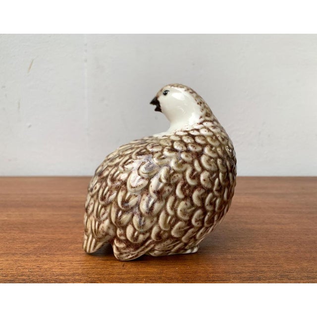 Vintage Porcelain Quail Bird Figurine by B. Jackson For Sale - Image 3 of 18