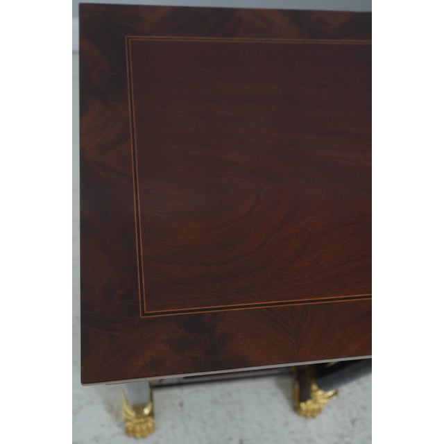 Kindel National Trust 3 Drawer Empire Flame Mahogany Sideboard For Sale - Image 15 of 18