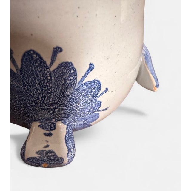 Ceramic planter designed by bjørn wiinblad and produced in denmark in 1974. executed in glazed ceramic with characteristic...