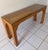 Asian Vintage Ming-Style Pencil Reed Console Table With a Glass Top. For Sale - Image 3 of 8