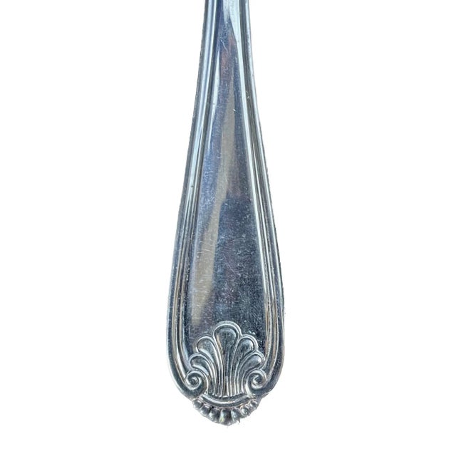 Traditional Vintage Silverplate Stirring Spoons, S/10 For Sale - Image 3 of 5