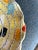 Yellow Giant Mid Century Modern Textured Italian Dish Attributed to Fratelli Fanciullacci For Sale - Image 8 of 8
