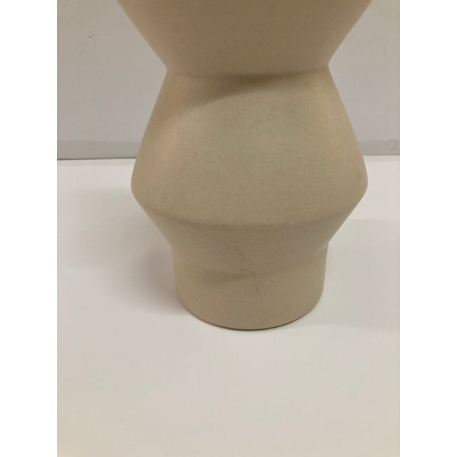 Modern Modern Form Matte Glaze Natural Vase For Sale - Image 3 of 10