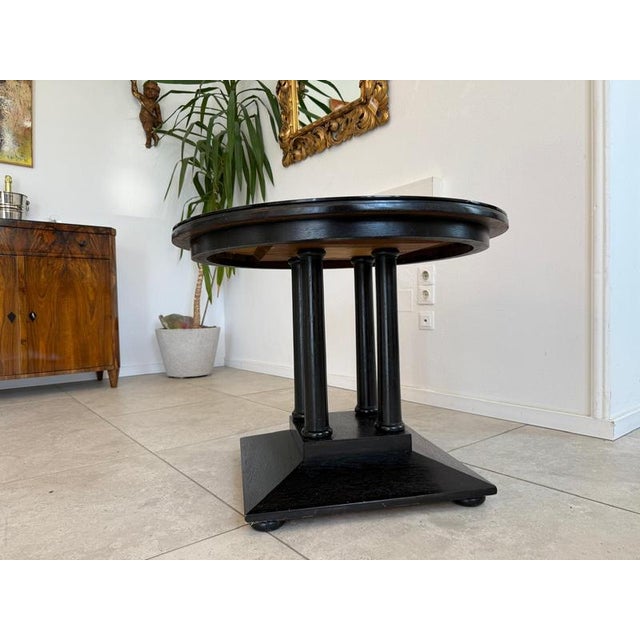 Art Nouveau Round Column Table, 1890s For Sale - Image 4 of 9