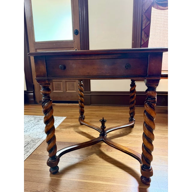 This is such a fun piece of furniture. Looks like a nice side table and quickly converts to a game table for the entire...