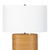 Resort Bamboo Wrapped Bedside Table Lamp For Sale - Image 4 of 7