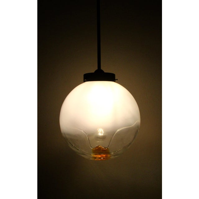 Metal Membrane Ceiling Lamp from Mazzega, 1970s For Sale - Image 7 of 8
