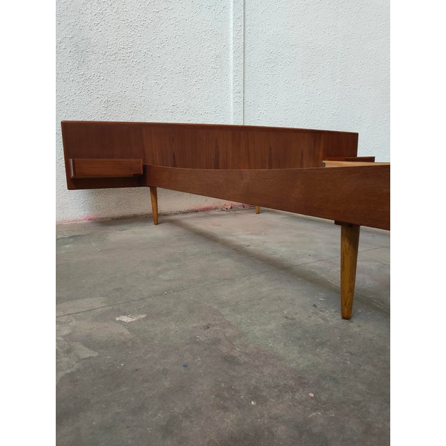 Mid-Century Modern Swedish Teak Bed, 1970 For Sale - Image 12 of 13